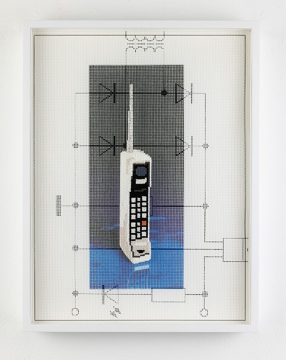 Early Digital Tech, Artifacts from The Age of Acceleration (Motorola DynaTac 8000X Cellphone (1983)), 2021