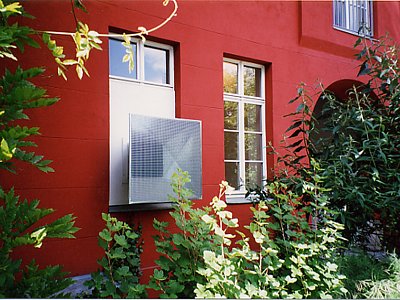 Versuchsanordnung I, installation view, Kuckei + Kuckei, 2001