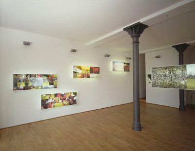 SVE Sponsoring, installation view, Kuckei + Kuckei, 1999