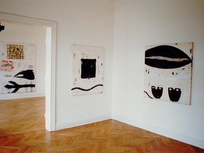 Malerei, installation view, vierte Etage, 1994