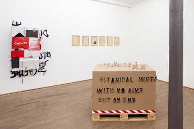 Text, installation view, Kuckei + Kuckei, 2011