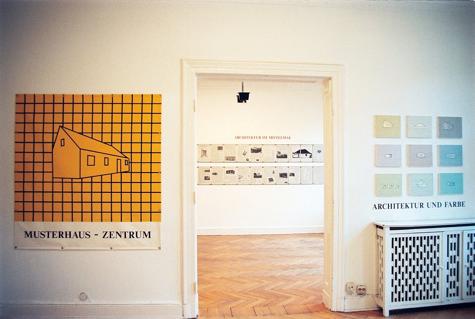 <p>installation view, vierte Etage, 1995</p>
