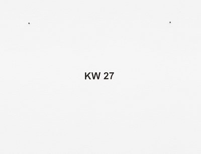 KW Serie, installation view, Kuckei + Kuckei, 2013